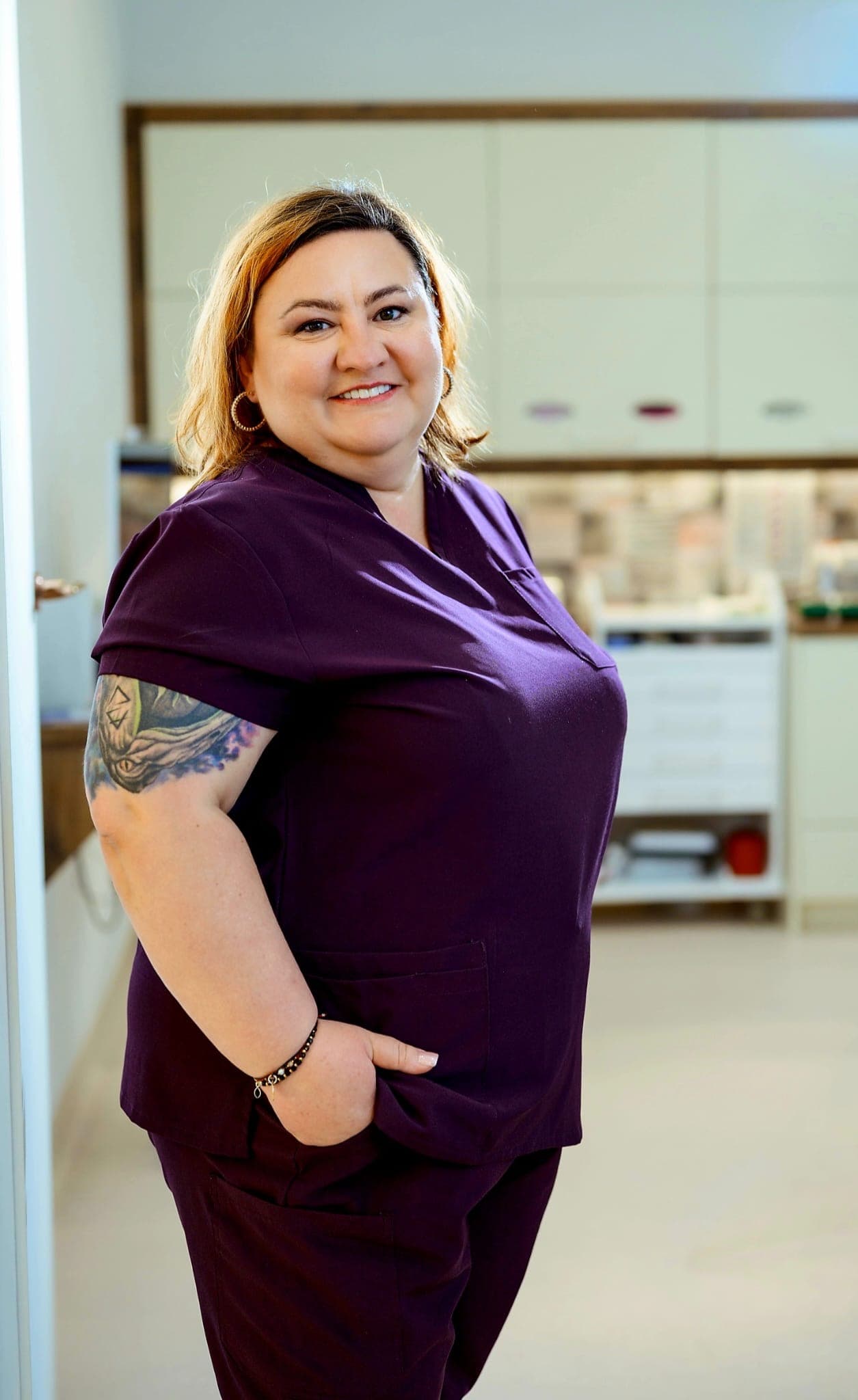 lek. dent. Magdalena Przybysz w gabinecie Laser Dental Clinic